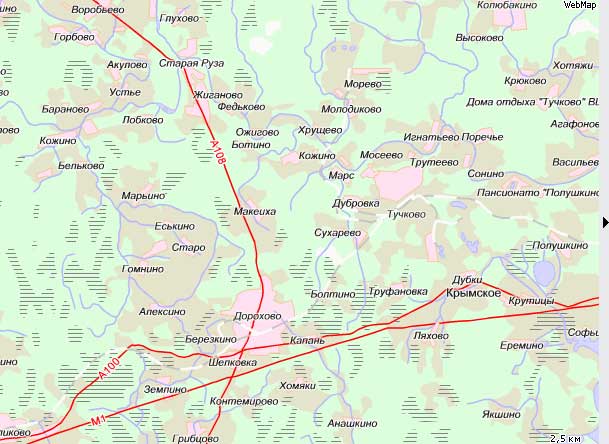 Карта пушкиногорского района подробная